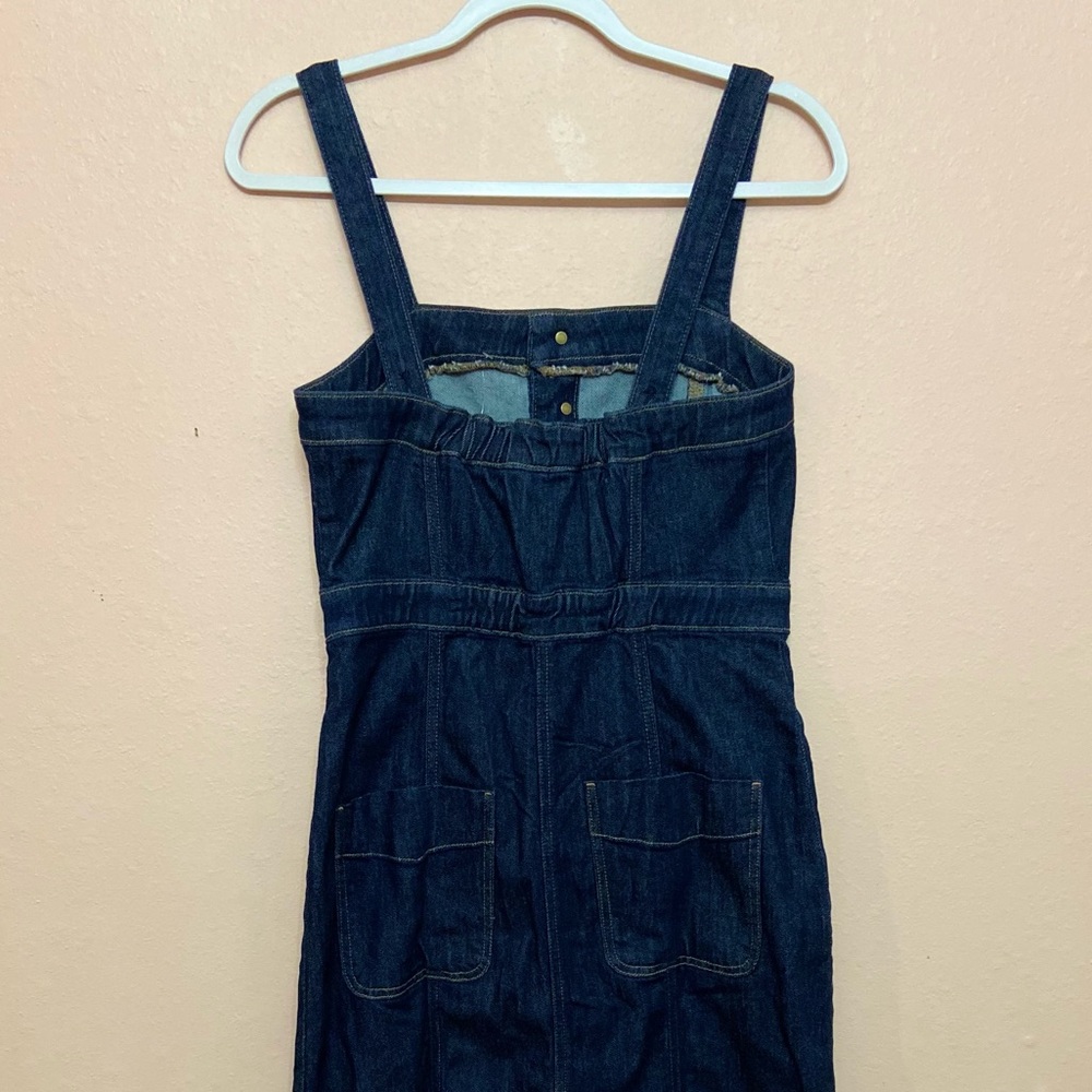 American Eagle Denim Button-Up Midi Dress - Picture 7 of 8